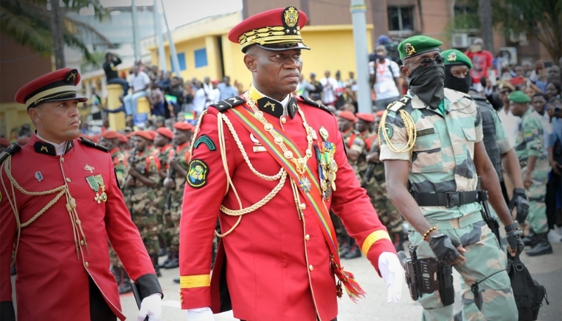 Le général Brice Clotaire Oligui Nguema