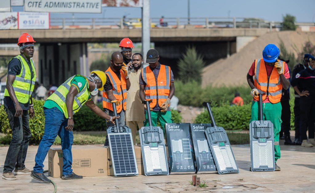 travaux d’éclairage solaire